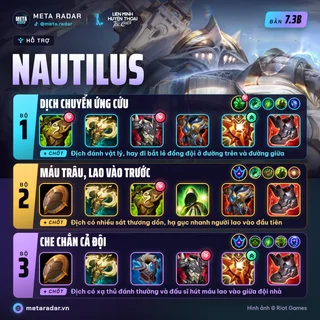 Nautilus · Hỗ Trợ · 3 bộ trang bị · 7.3b · 17/10/2026