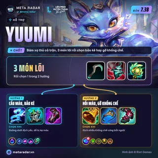 Yuumi · Hỗ Trợ · 2 bộ trang bị · 7.3b · 17/10/2026